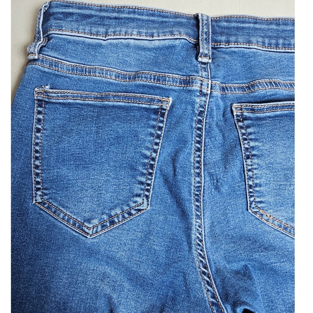 Buffalo David Bitton Avalon Mid-Rise Soft Stretch‎ Ankle Skinny Jeans Blue 4/27 - Picture 6 of 16